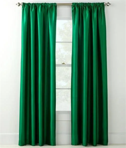 100% Pure Silk Taffeta Fabric Green 54&quot;
