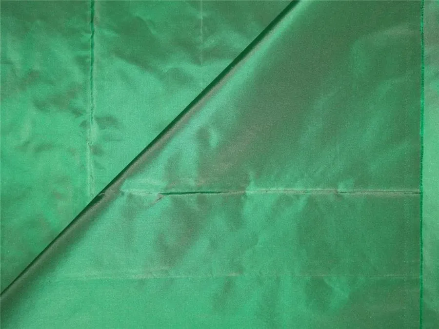 100% Pure Silk Taffeta Fabric Green 54&quot;