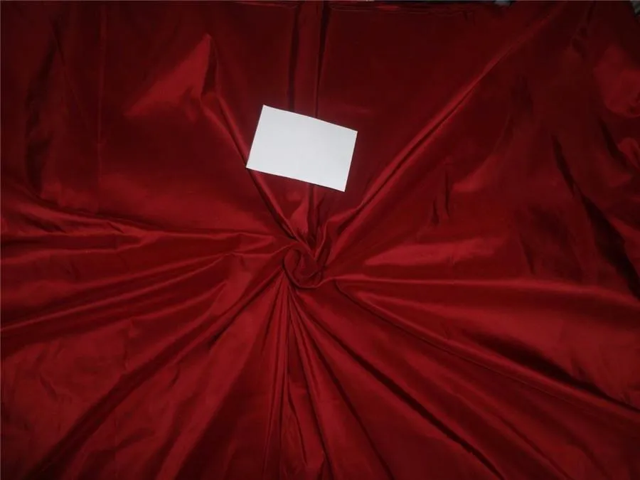 100% pure silk taffeta fabric red wine 54 inch wide-31 mm weight TAF44[1] TAF44[3]/TAF269/TAF256 54&quot; wide