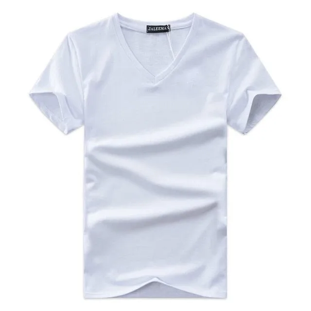 2017 summer Hot selling Men V neck t shirt