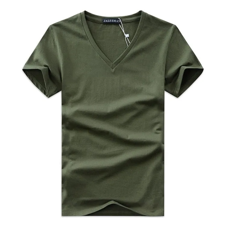 2017 summer Hot selling Men V neck t shirt