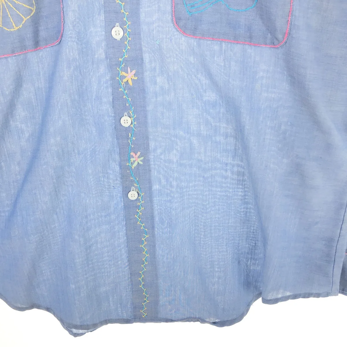 70'S BIG MAC JCPenney Chambray Long Sleeve Work Shirt Men's Medium Vintage /eaa469547