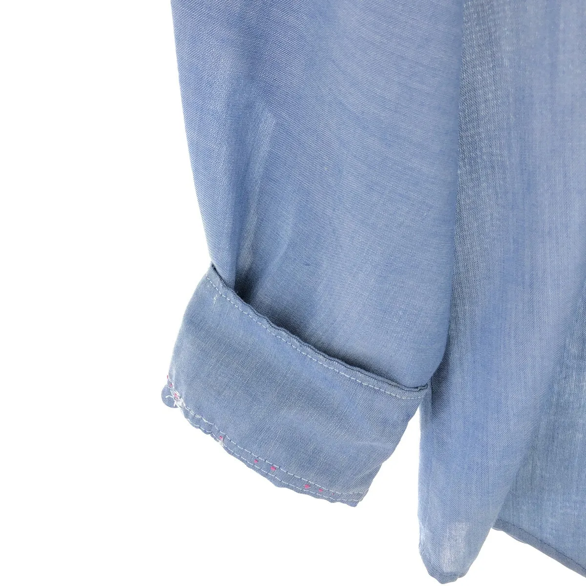 70'S BIG MAC JCPenney Chambray Long Sleeve Work Shirt Men's Medium Vintage /eaa469547