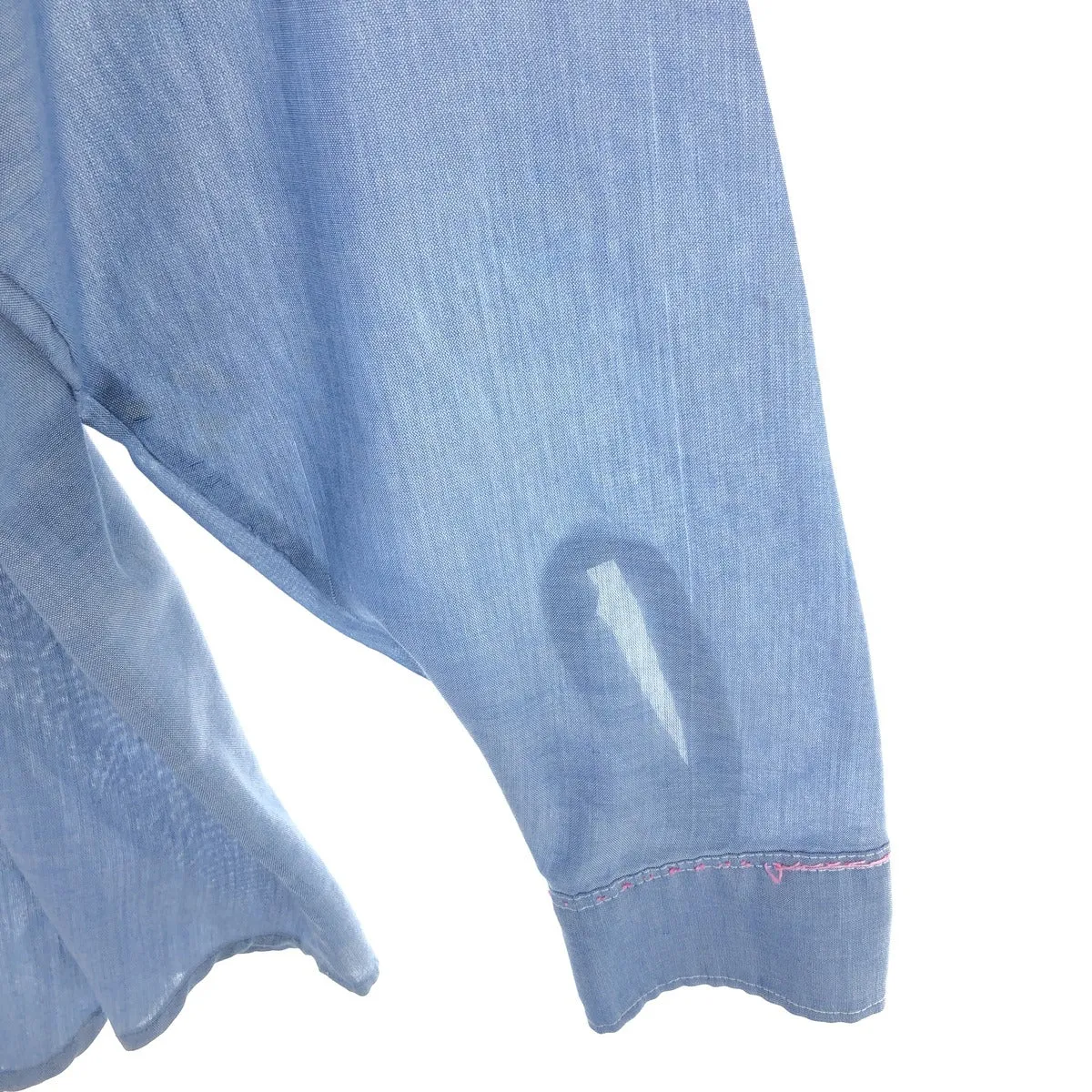 70'S BIG MAC JCPenney Chambray Long Sleeve Work Shirt Men's Medium Vintage /eaa469547