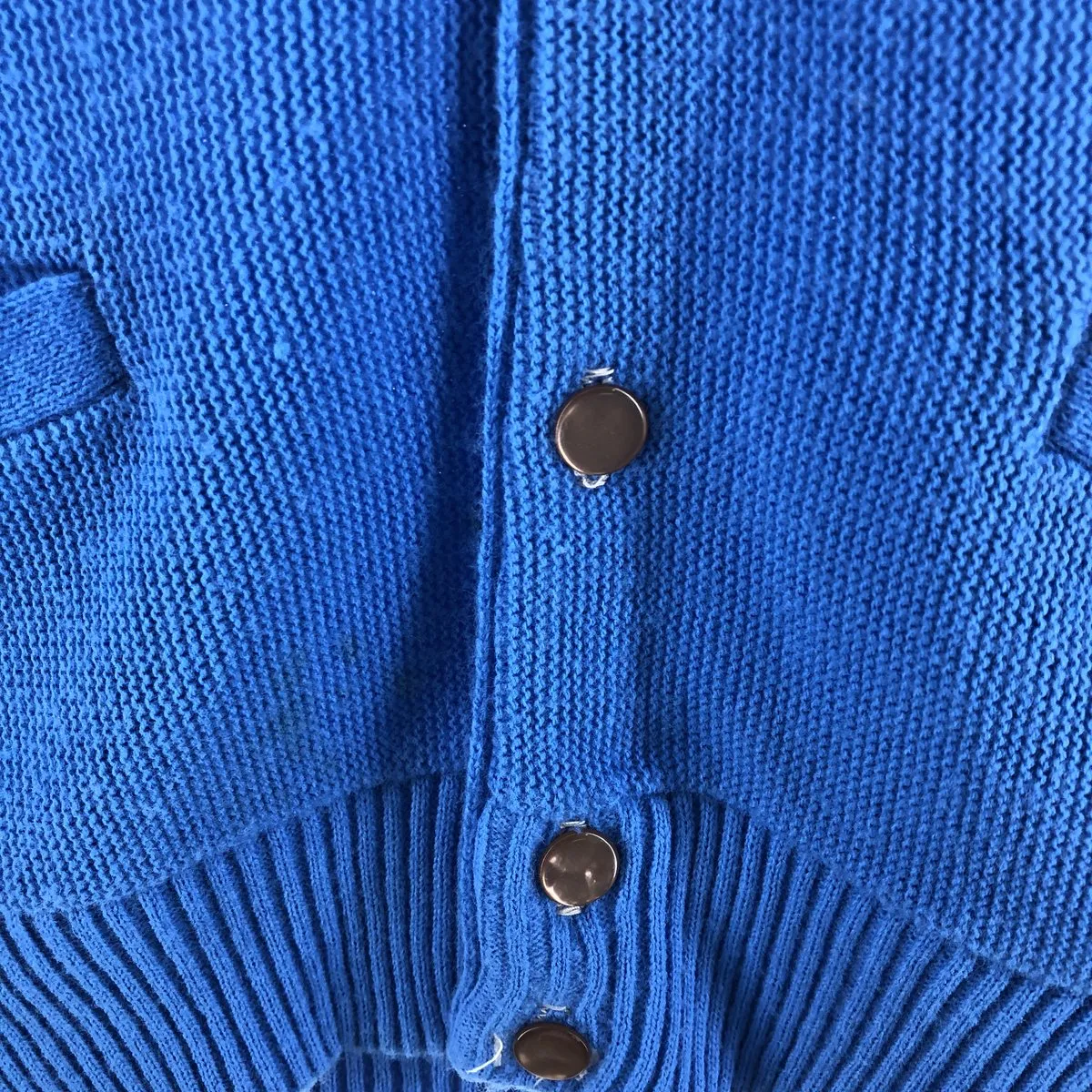 70'S Cascade Acrylic Knit Cardigan Men's XL Vintage /eaa500958