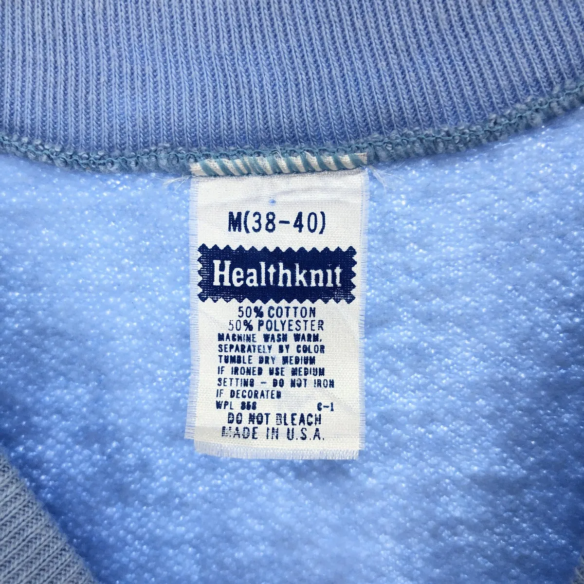 80'S HealthKnit printed sweatshirt, sweatshirt, made in USA, men's size M, vintage /eaa455898