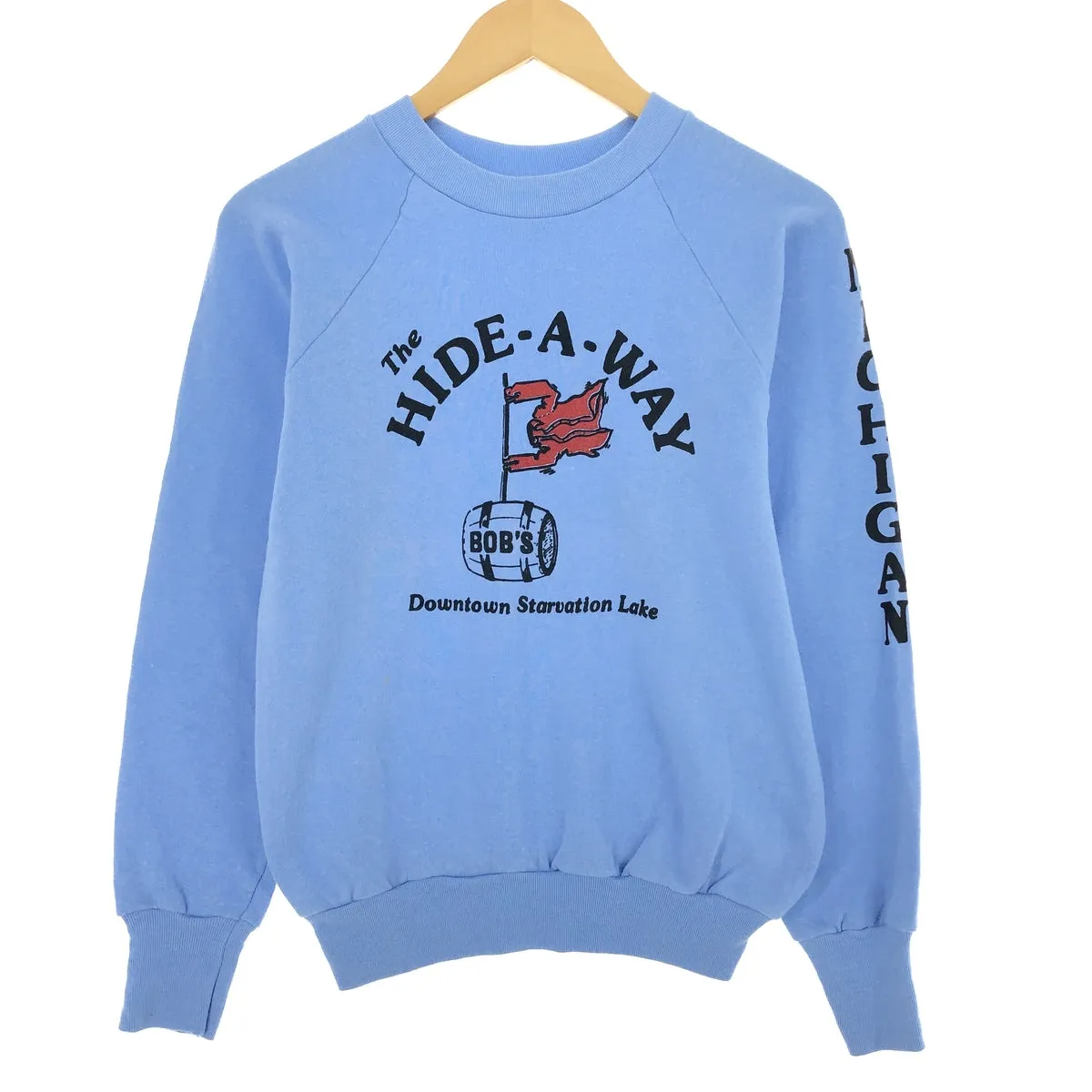 80'S HealthKnit printed sweatshirt, sweatshirt, made in USA, men's size M, vintage /eaa455898