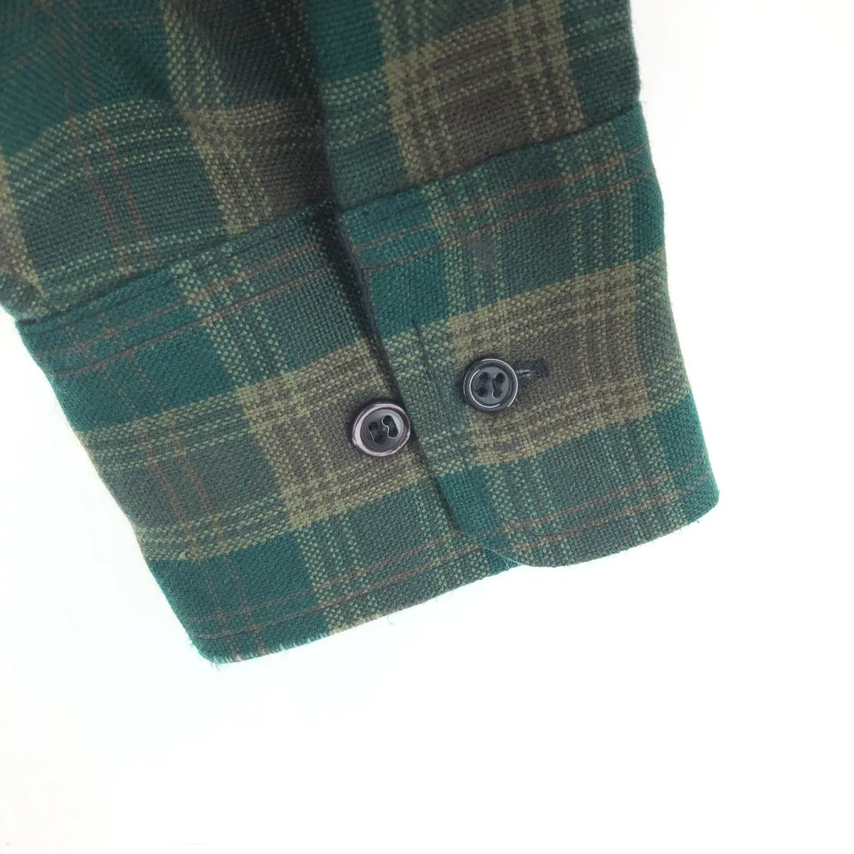 80'S VAN HEUSEN WINTERWEIGHTS Long Sleeve Light Flannel Check Shirt Men's L Size Vintage /eaa481055