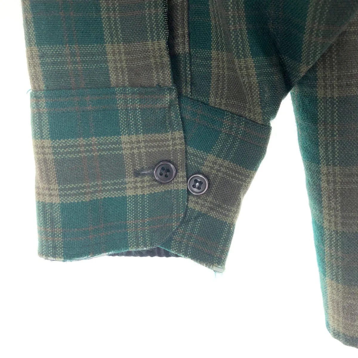 80'S VAN HEUSEN WINTERWEIGHTS Long Sleeve Light Flannel Check Shirt Men's L Size Vintage /eaa481055
