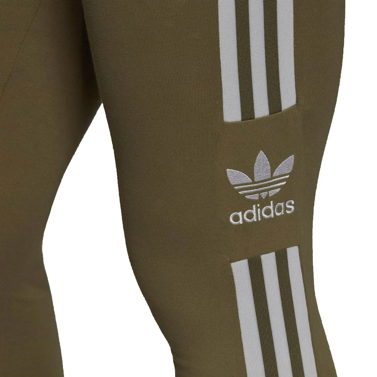 Adidas Women's Loungewear Trefoil Tights Orbit Green