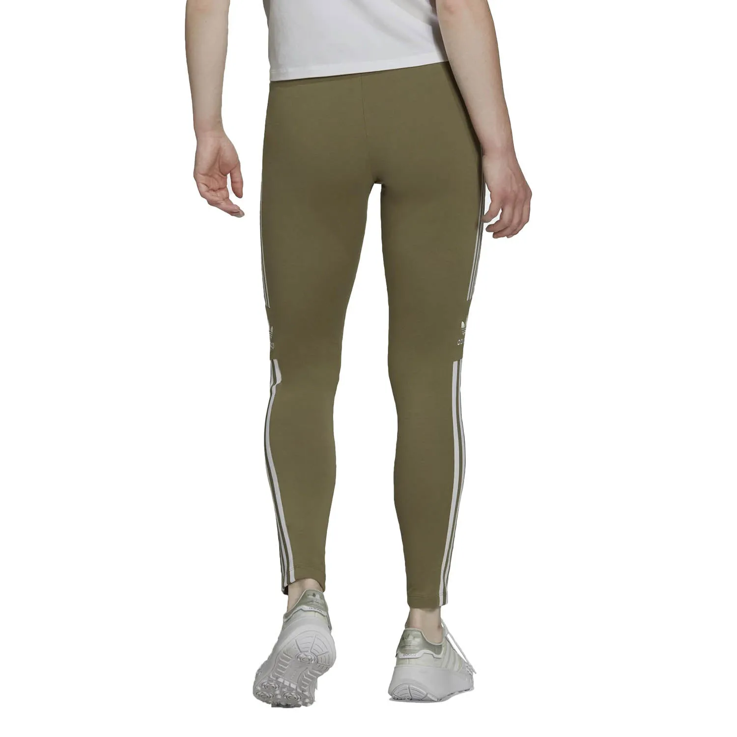 Adidas Women's Loungewear Trefoil Tights Orbit Green