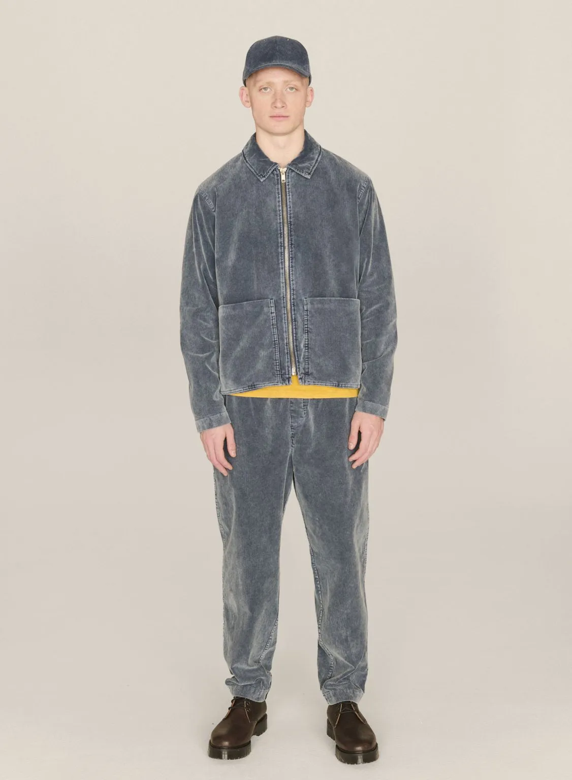 Alva Dyed Cord Skate Trouser W - Blue