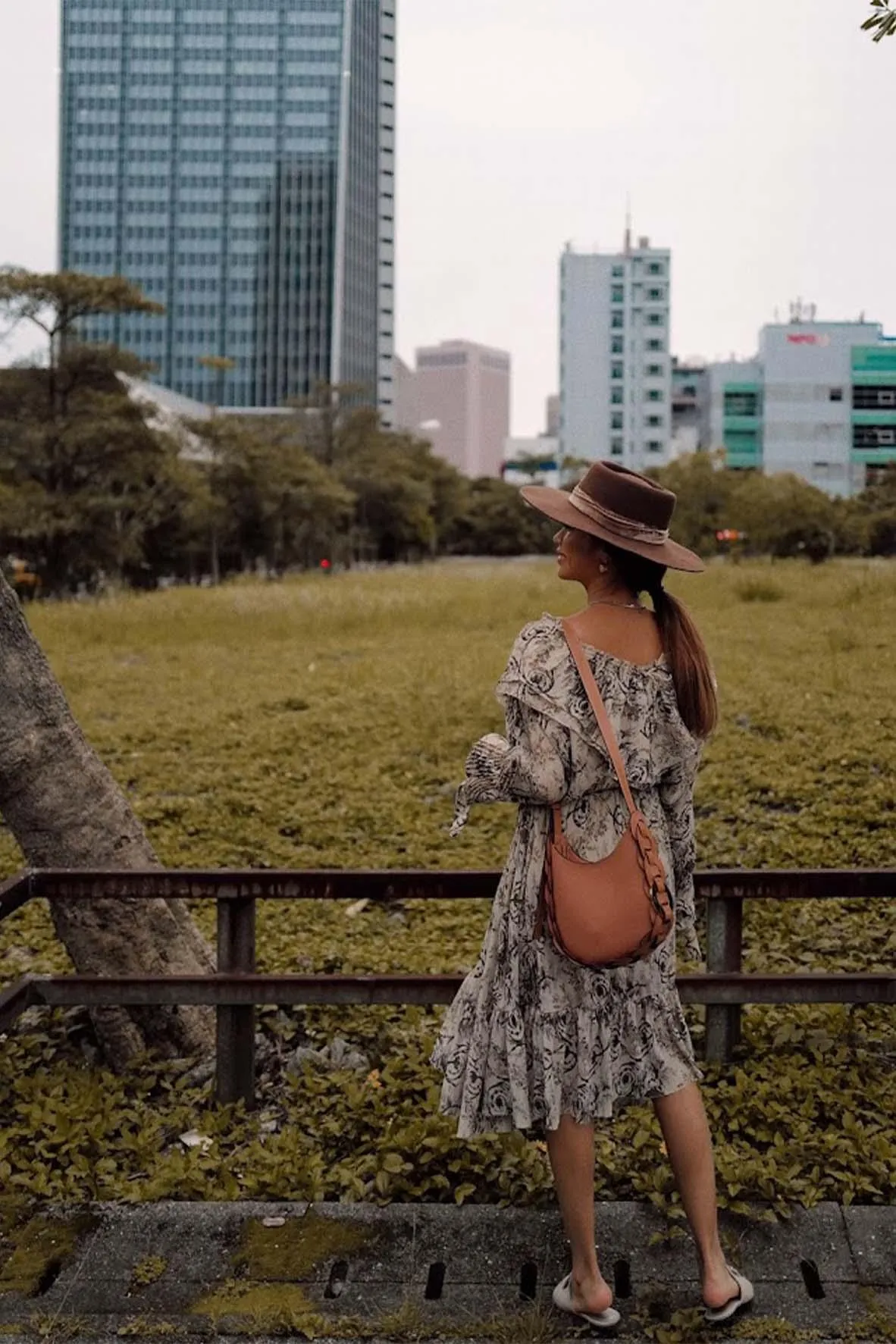 Au Revoir Dress In Foral