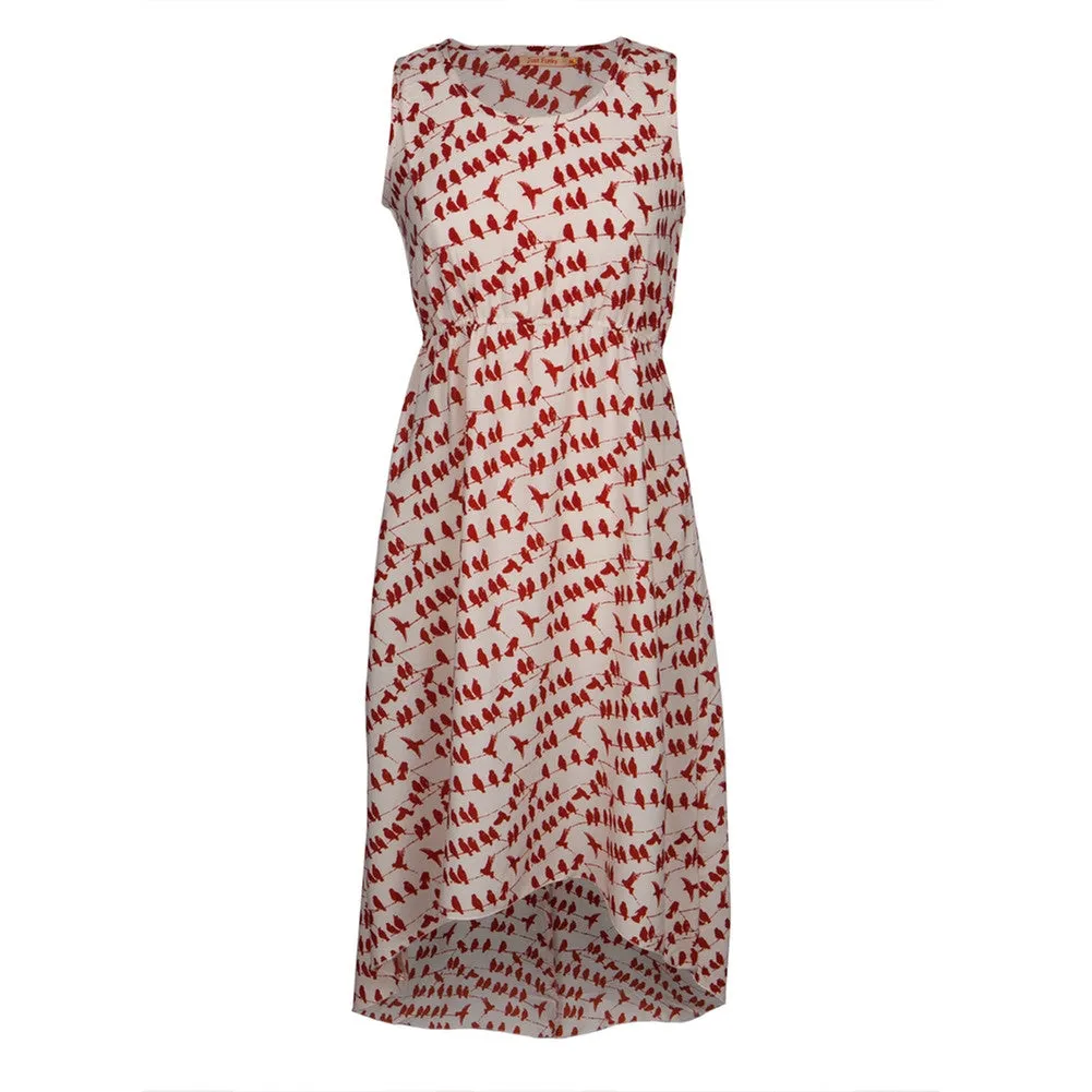 Birds on a Perch All-Over Women's Dress