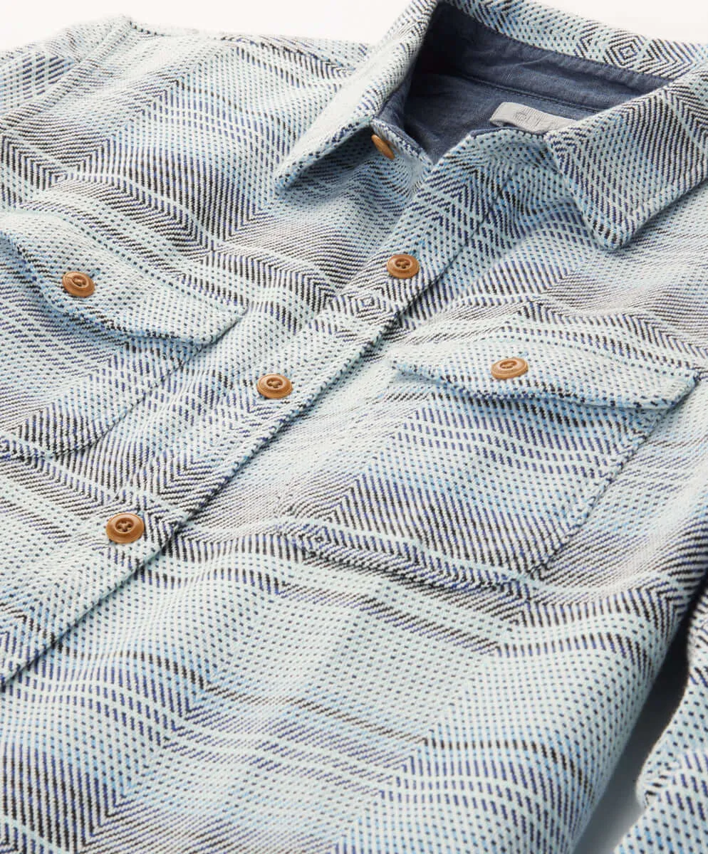 Blanket Shirt -light blue