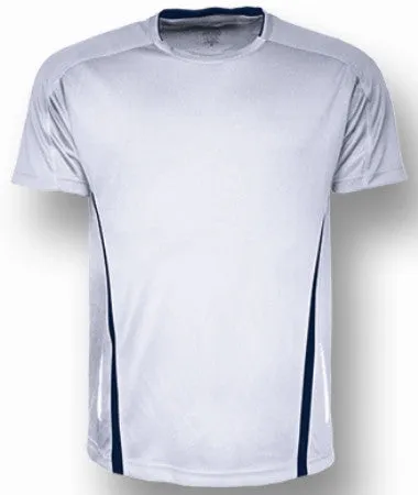 Bocini Mens Reflective Contrast Sports Tee-(CT1439)