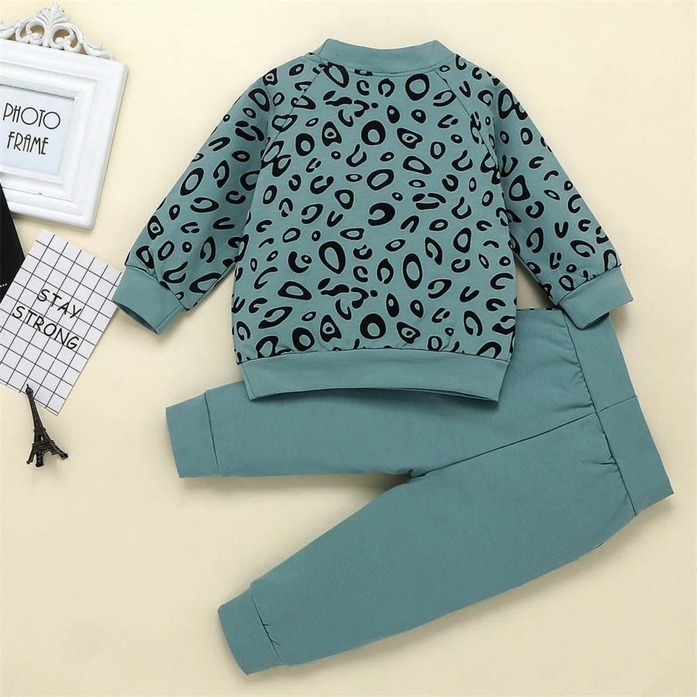 Boys Leopard Print Top & Pants