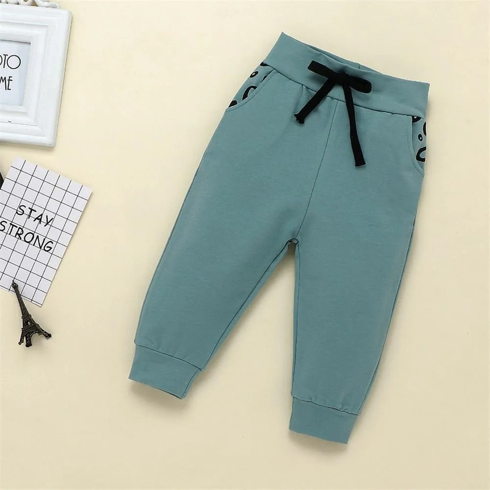 Boys Leopard Print Top & Pants
