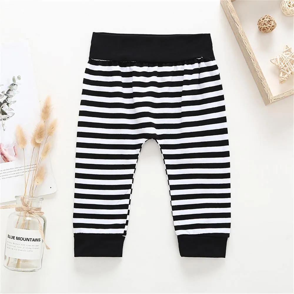 Boys Striped Long Sleeve Rabbit Hooded Jumper & Pants
