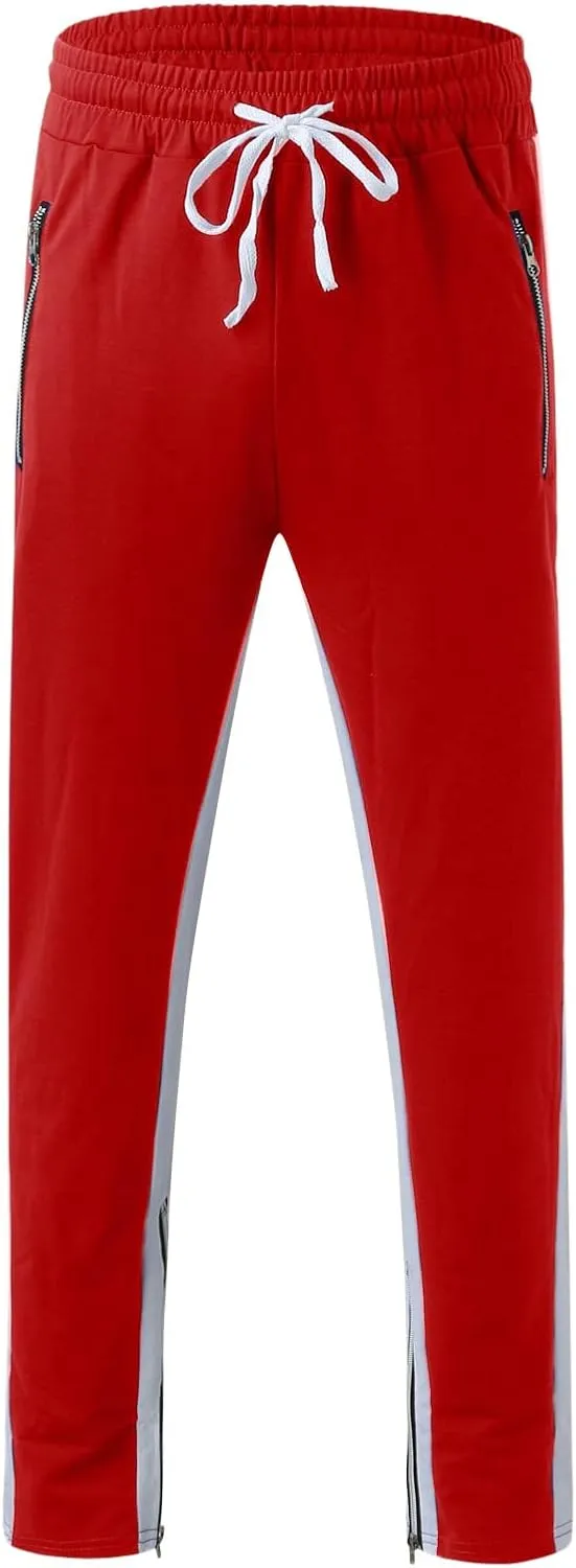 Cargo Pants for Men Big and Tall Straight Fit Cargo Pants for Men Stretch Men's Slim Fit Fleece Pants Winter Big and