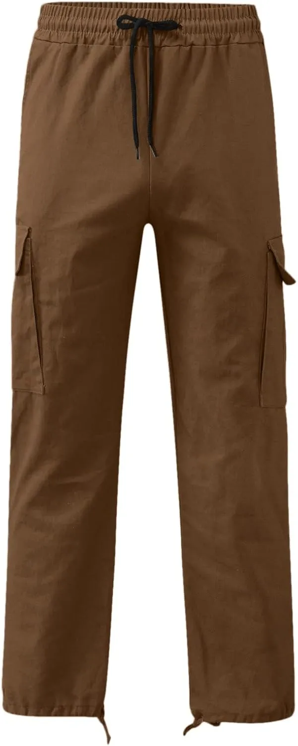 Cargo Sweatpants for Men Mens Lounge Pants with Pockets Men's Joggers Sweatpants Gym Training Workout Pants Slim Fit