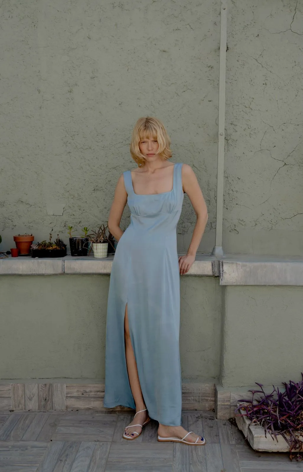 Caroline Dress - Blue