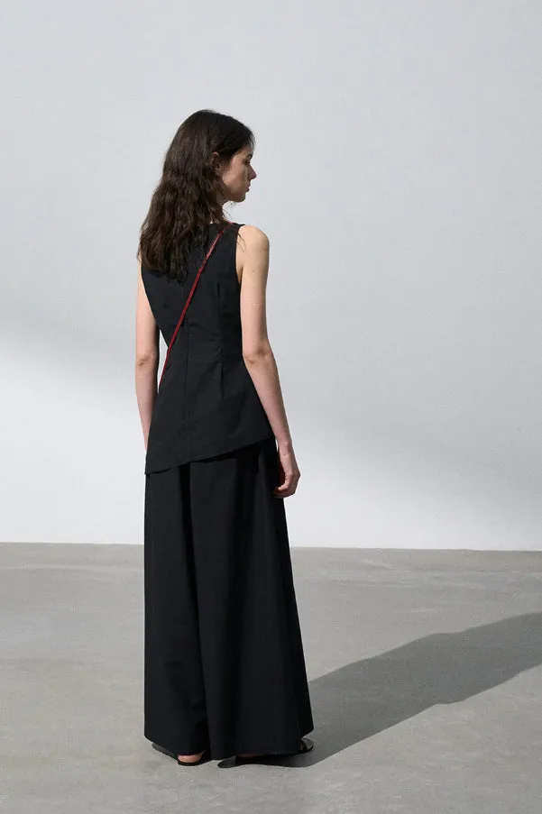 Cotton blend linen super wide leg pants | 3 color