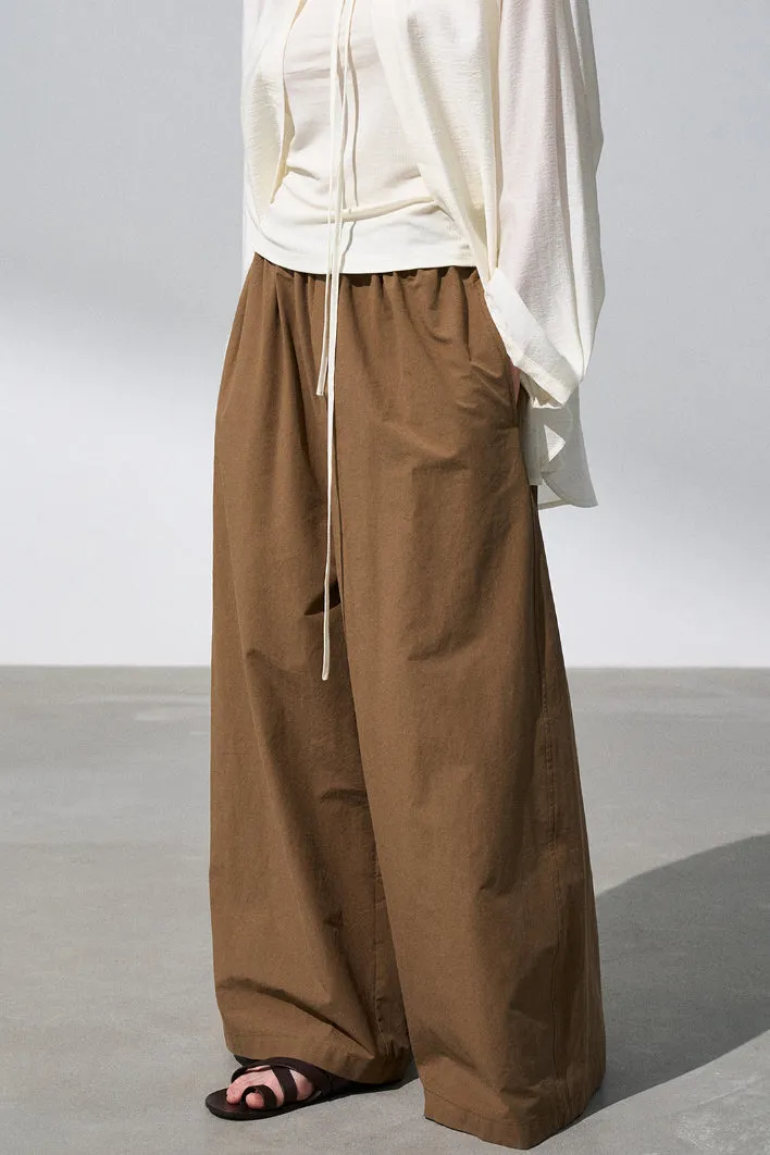 Cotton blend linen super wide leg pants | 3 color