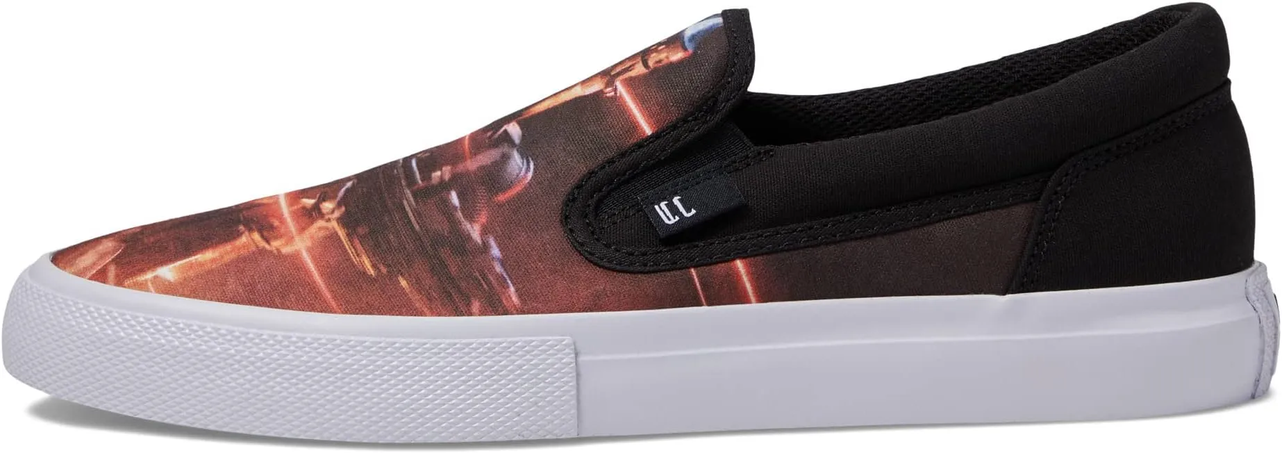 DC X Star Wars The Mandalorian Sneaker Collection DC Sneakers, Black/Red (Manual Slip)