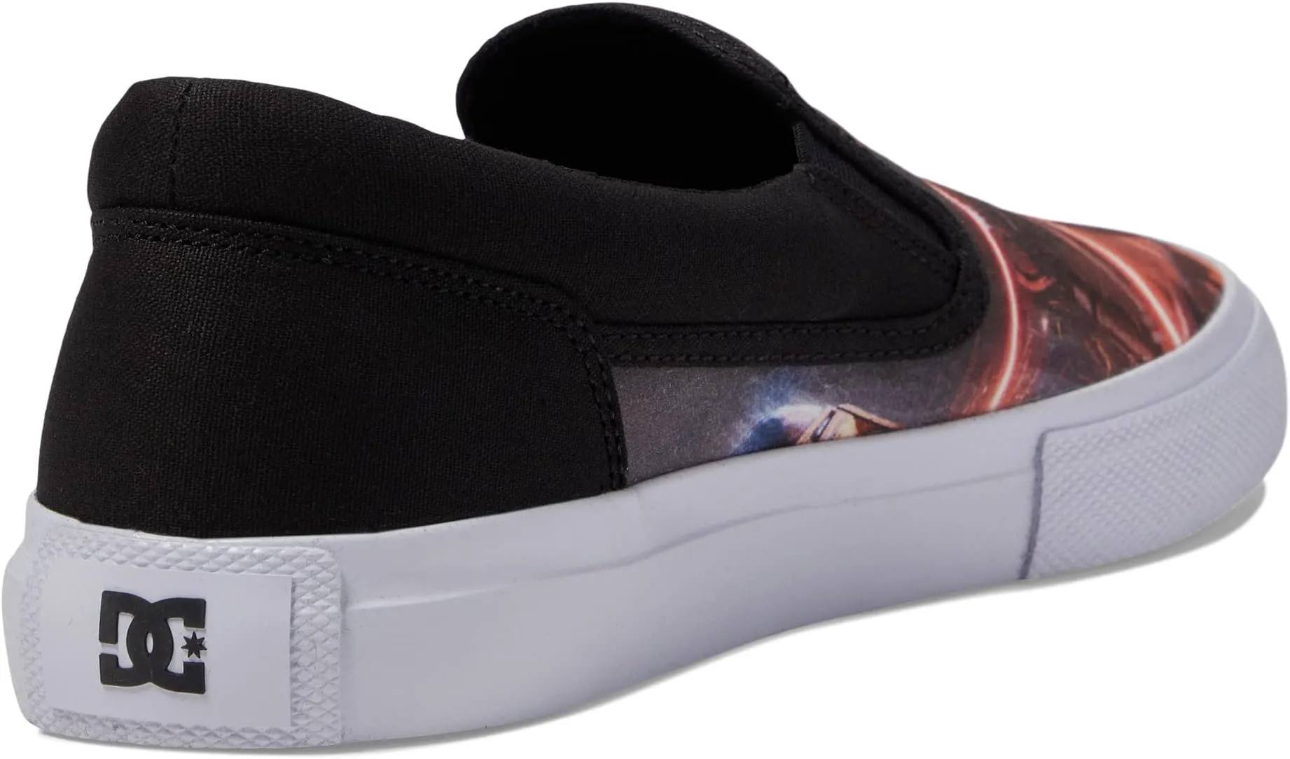 DC X Star Wars The Mandalorian Sneaker Collection DC Sneakers, Black/Red (Manual Slip)