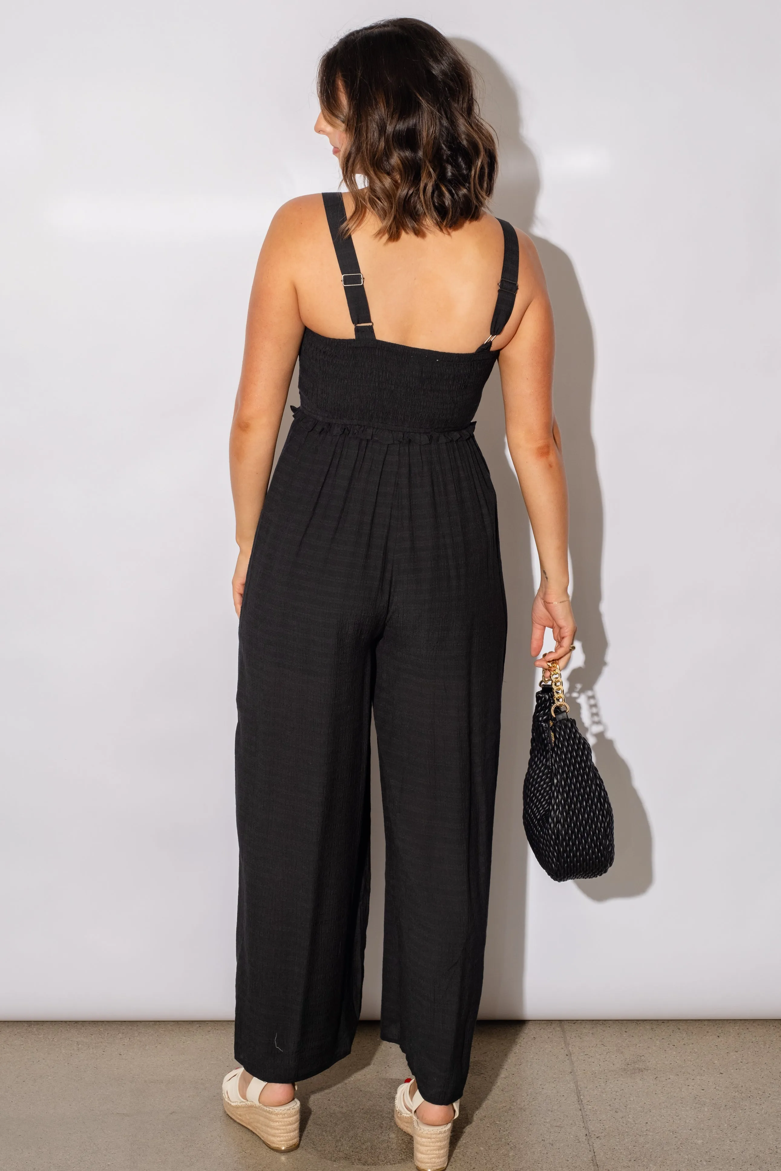 Dovie Smocked  Jumpsuit
