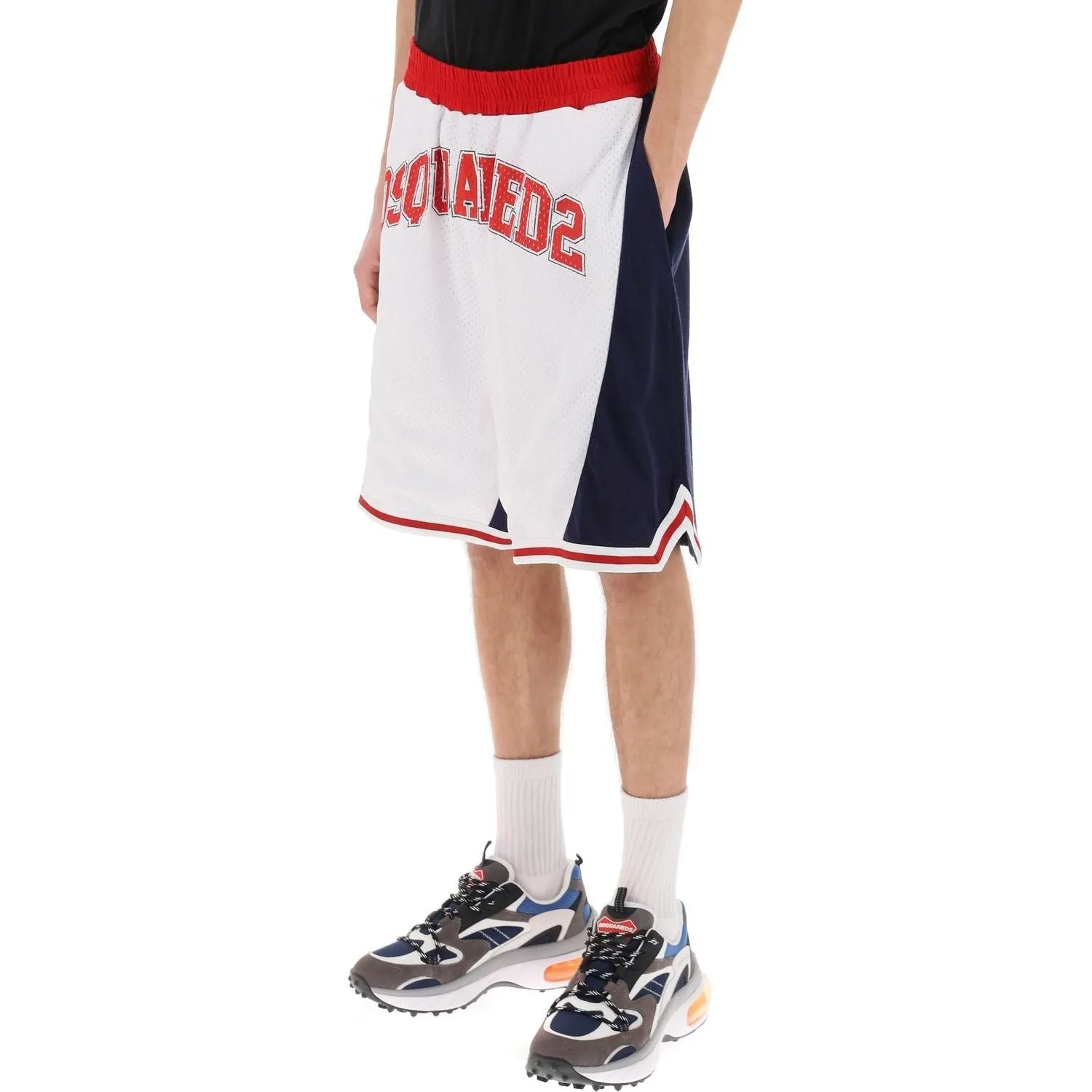 Dsquared2 color-block sweatshorts