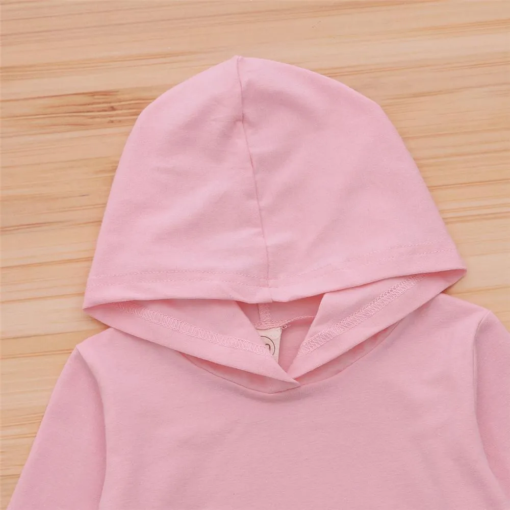 Girls Big Sister Printed Long Sleeve Hooded Top & Pants Girls Clothing Wholesalers