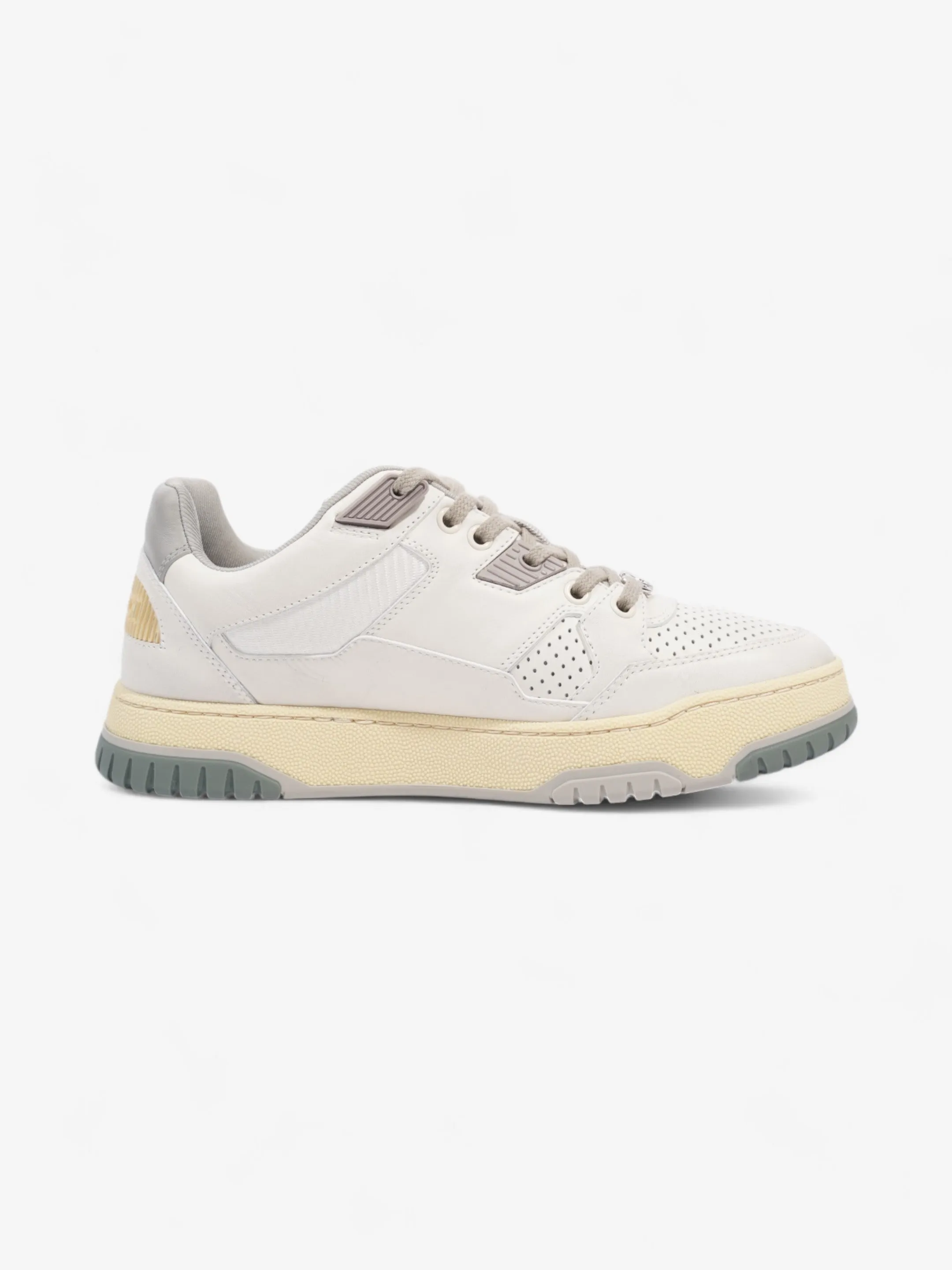 Gucci Distressed Low-tops  Light Grey / Grey / White Leather EU 38.5 UK 5.5