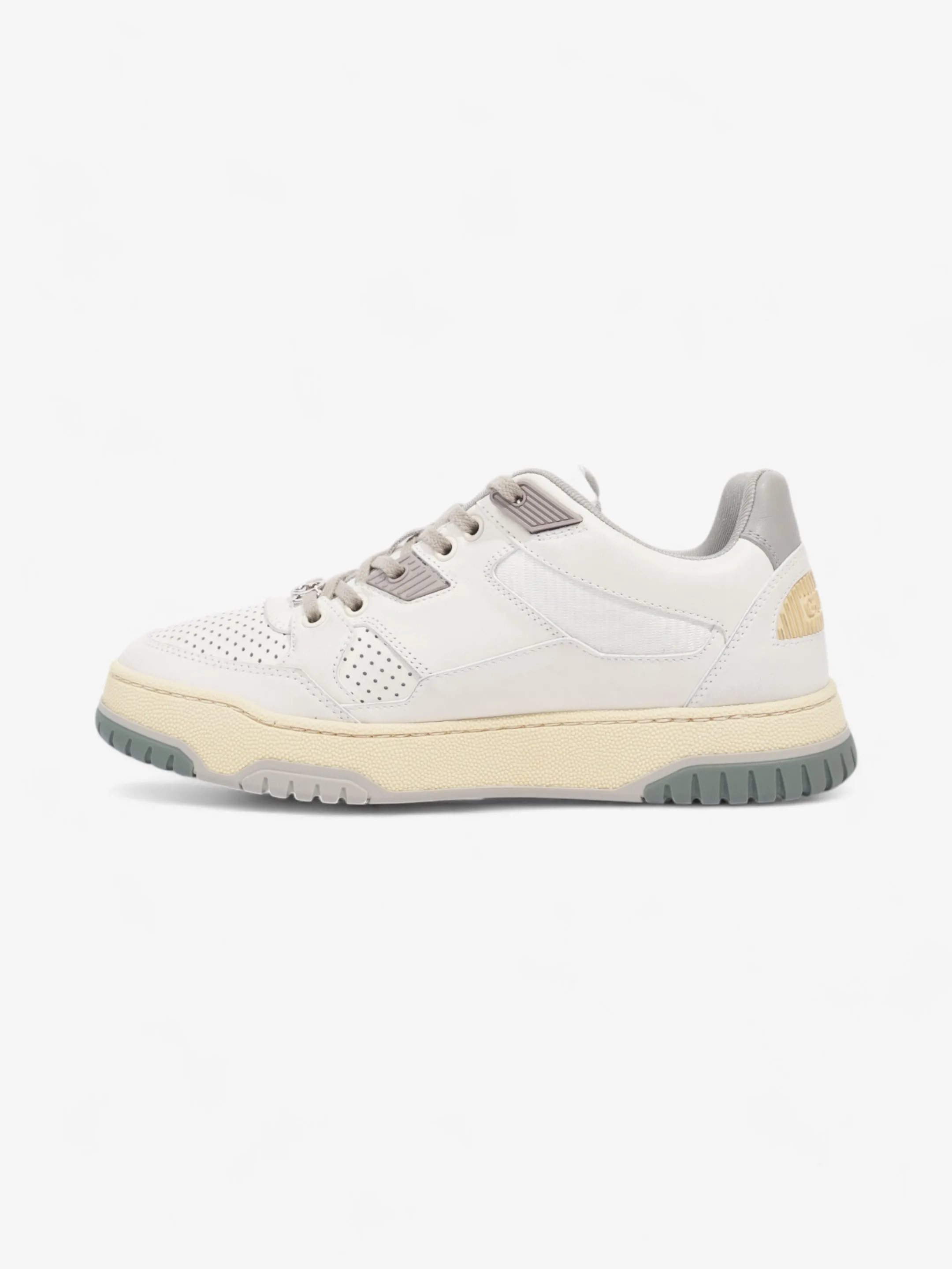 Gucci Distressed Low-tops  Light Grey / Grey / White Leather EU 38.5 UK 5.5