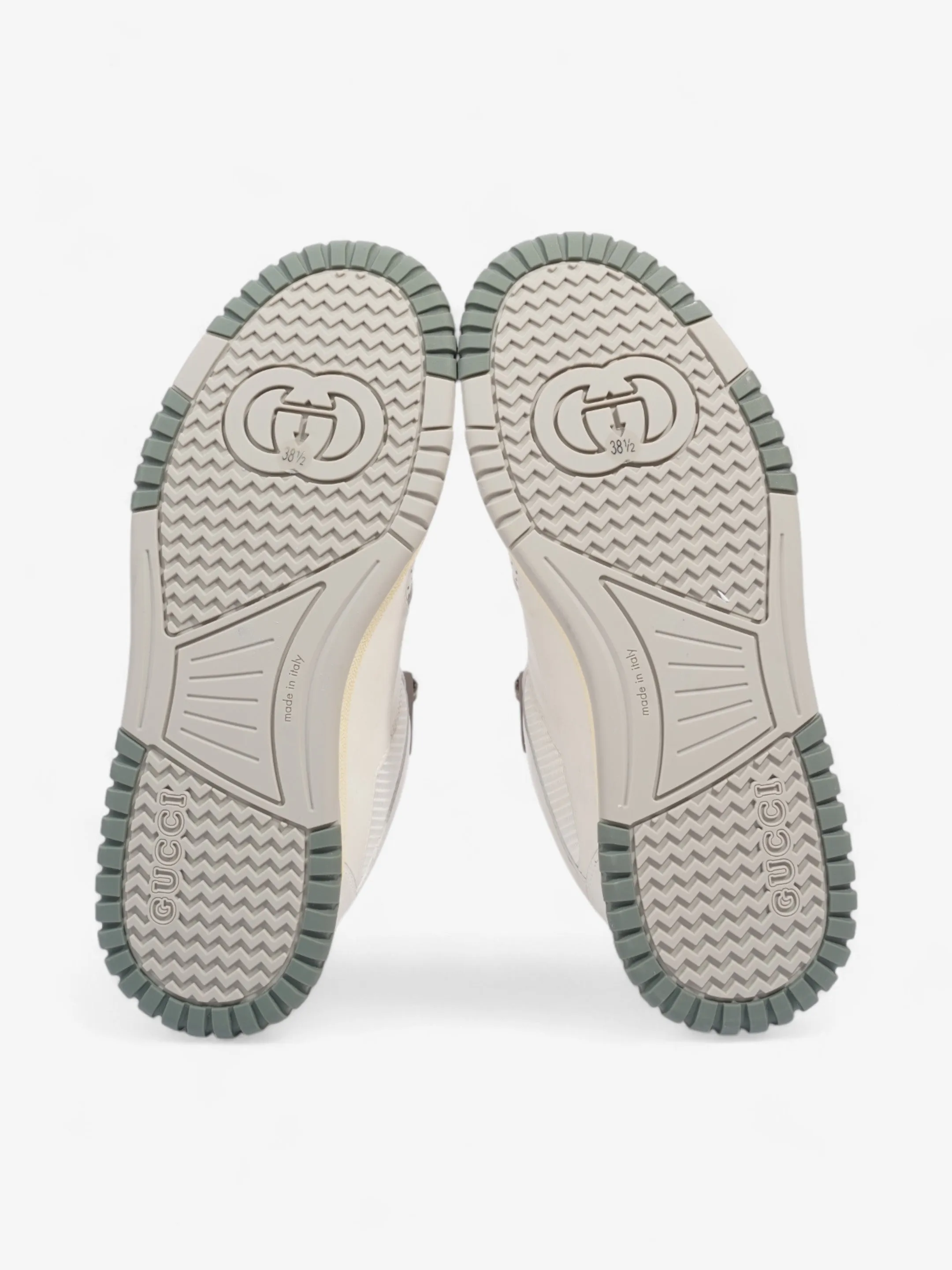Gucci Distressed Low-tops  Light Grey / Grey / White Leather EU 38.5 UK 5.5
