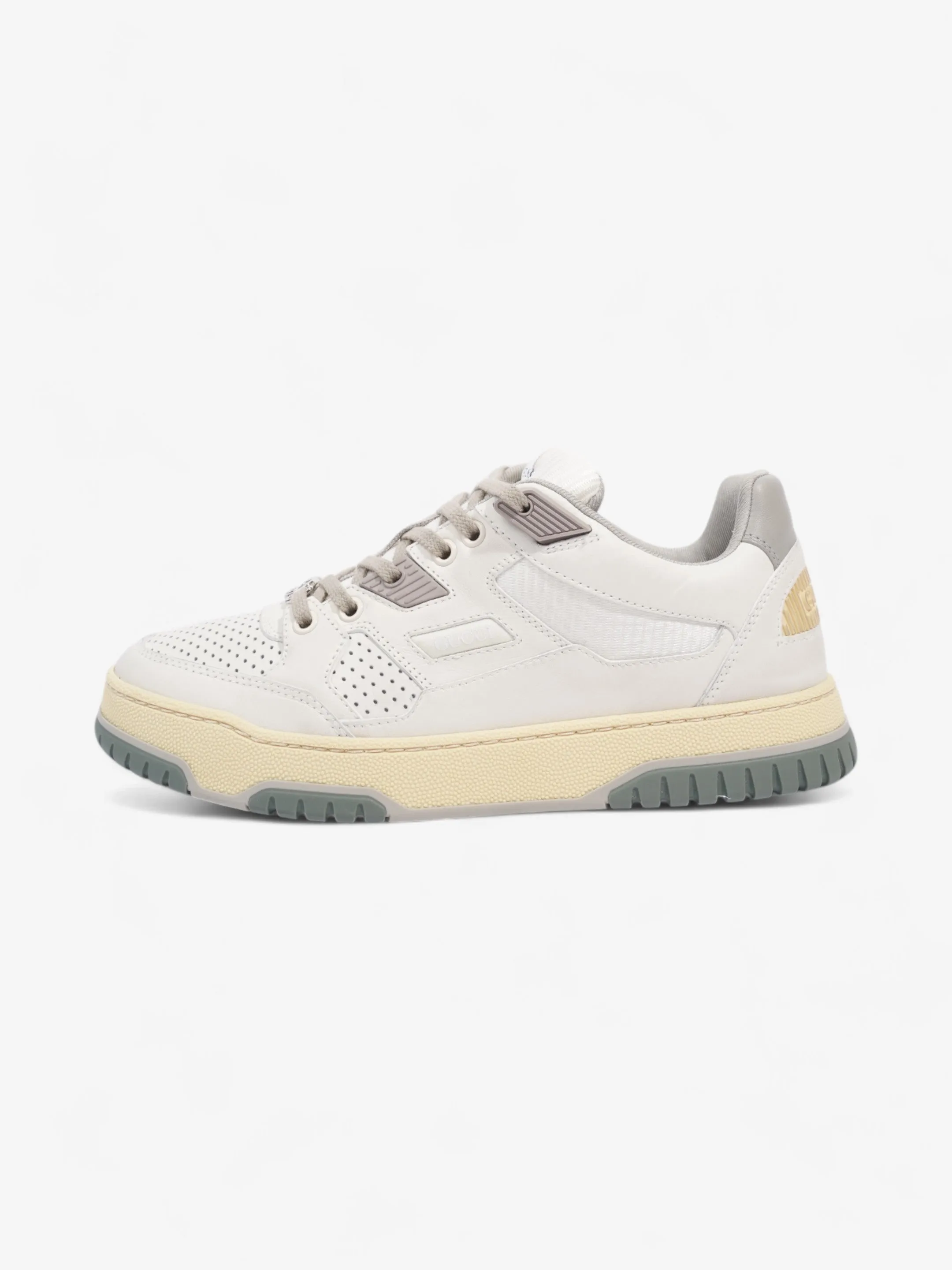 Gucci Distressed Low-tops  Light Grey / Grey / White Leather EU 38.5 UK 5.5