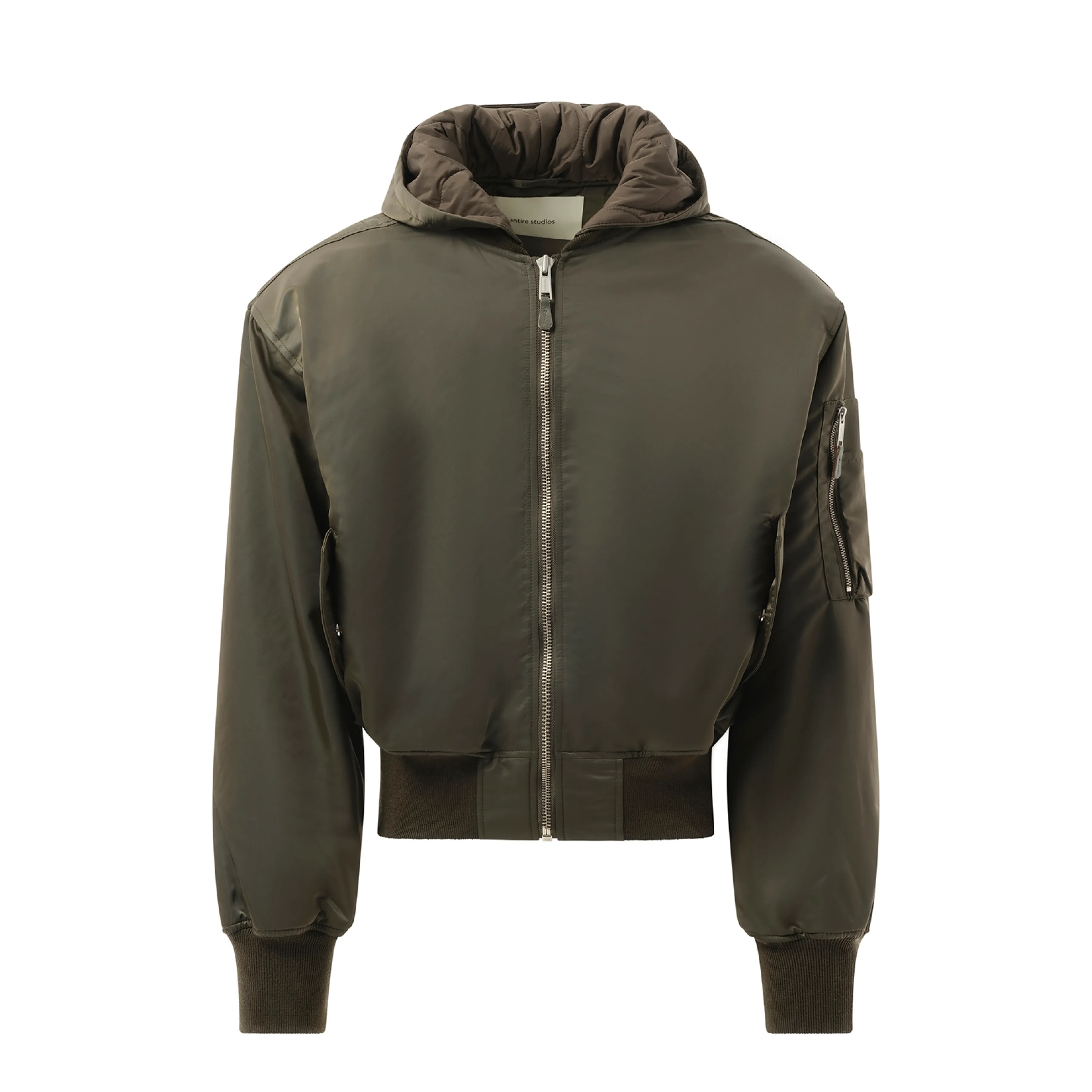 Hooded Broad Bomber in Jade