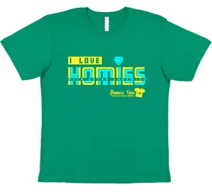 HWEC - I Love Homies with Extra Chromies&reg; (SUPPORTERS) - Adult - Short Sleeve Tee - Retro Style