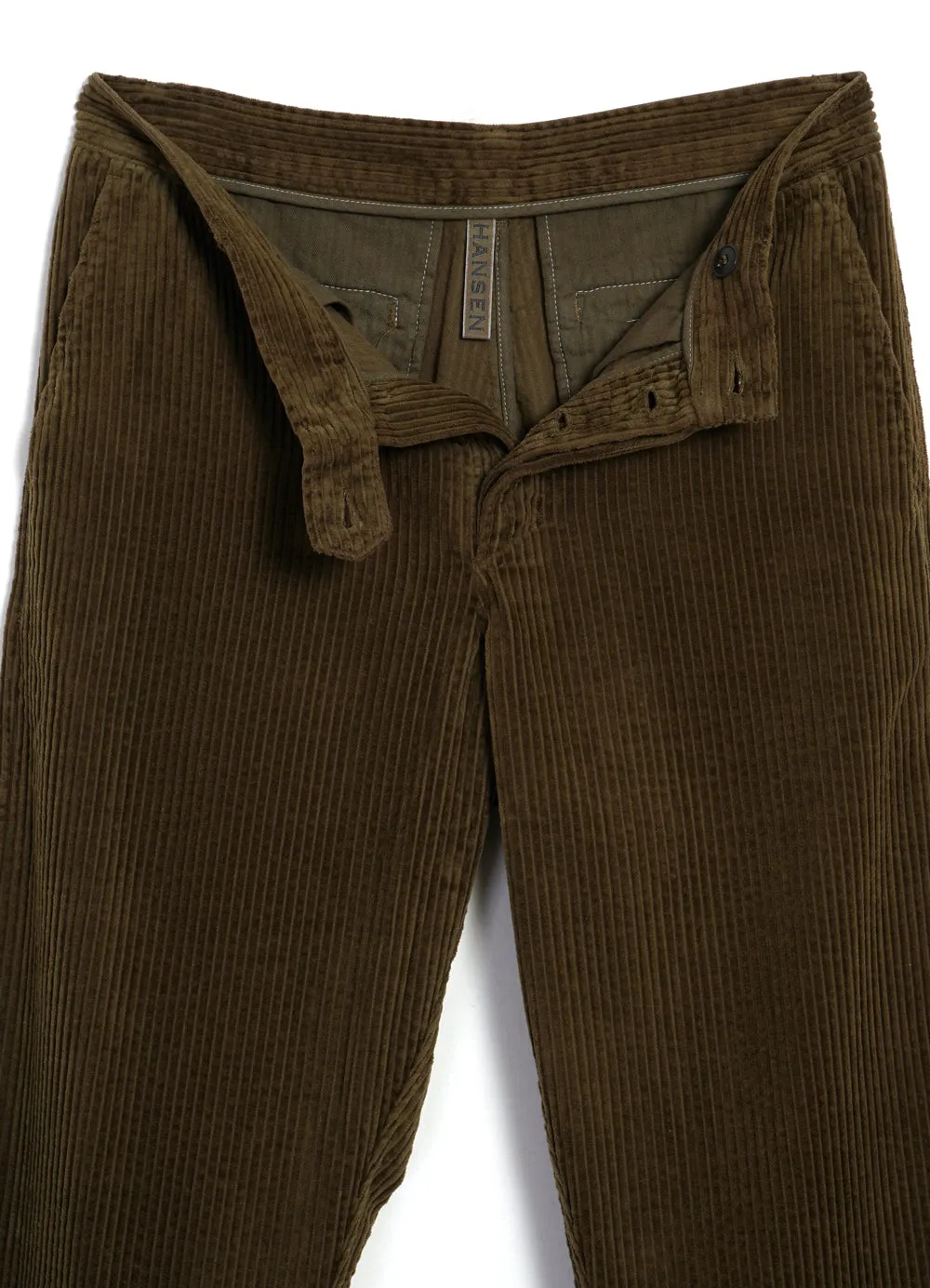 KEN 28-24-6 | Wide Cut Trousers | Seaweed