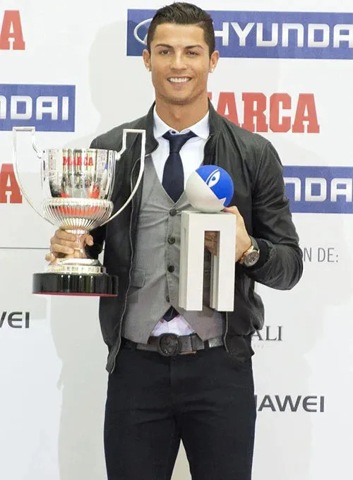 LEATHER JACKET WORN BY CRISTIANO RONALDO