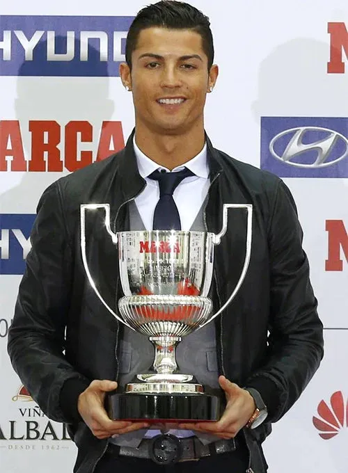 LEATHER JACKET WORN BY CRISTIANO RONALDO
