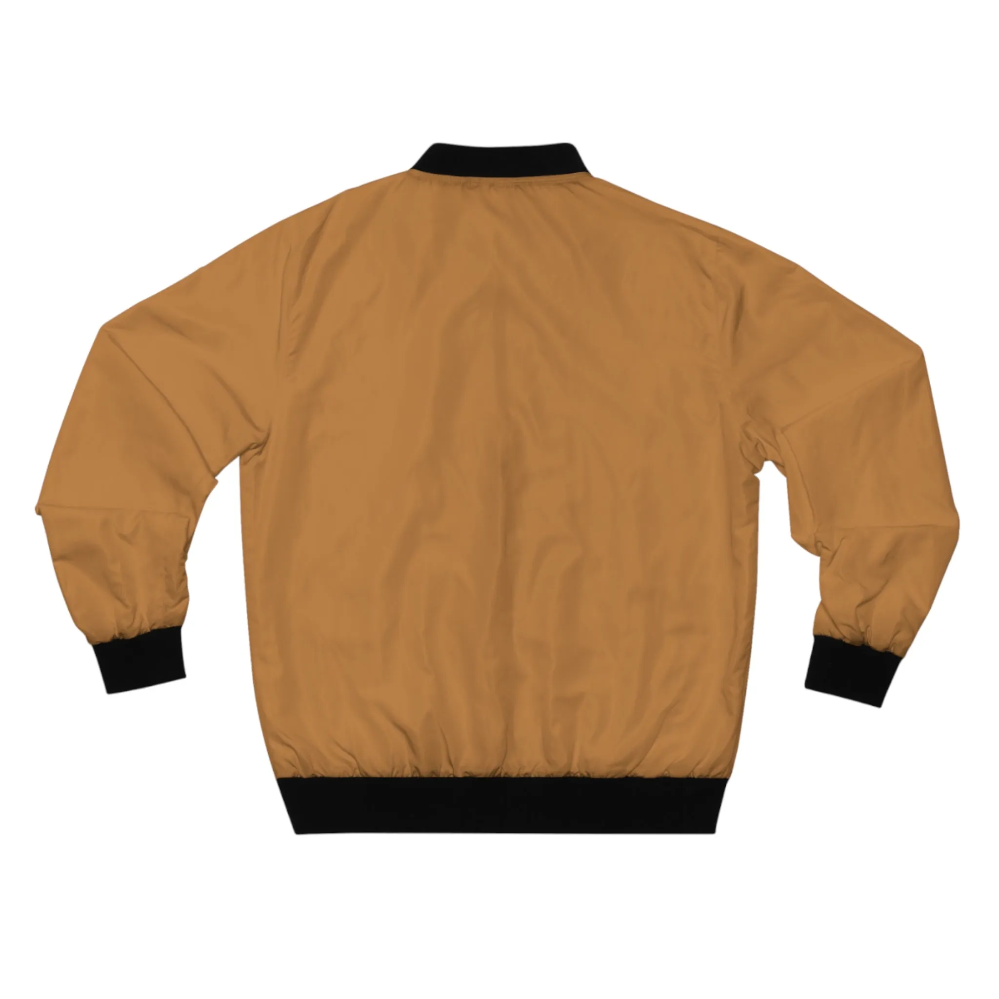 Light Brown "LIONSQUAD" Men's Bomber Jacket (AOP)