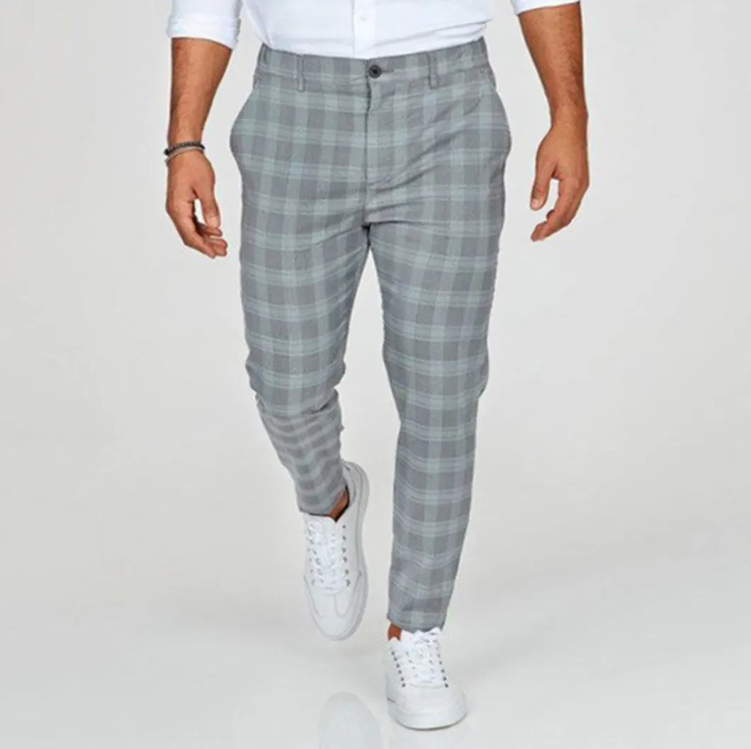 Luned | Stylish Plaid Pants for Men