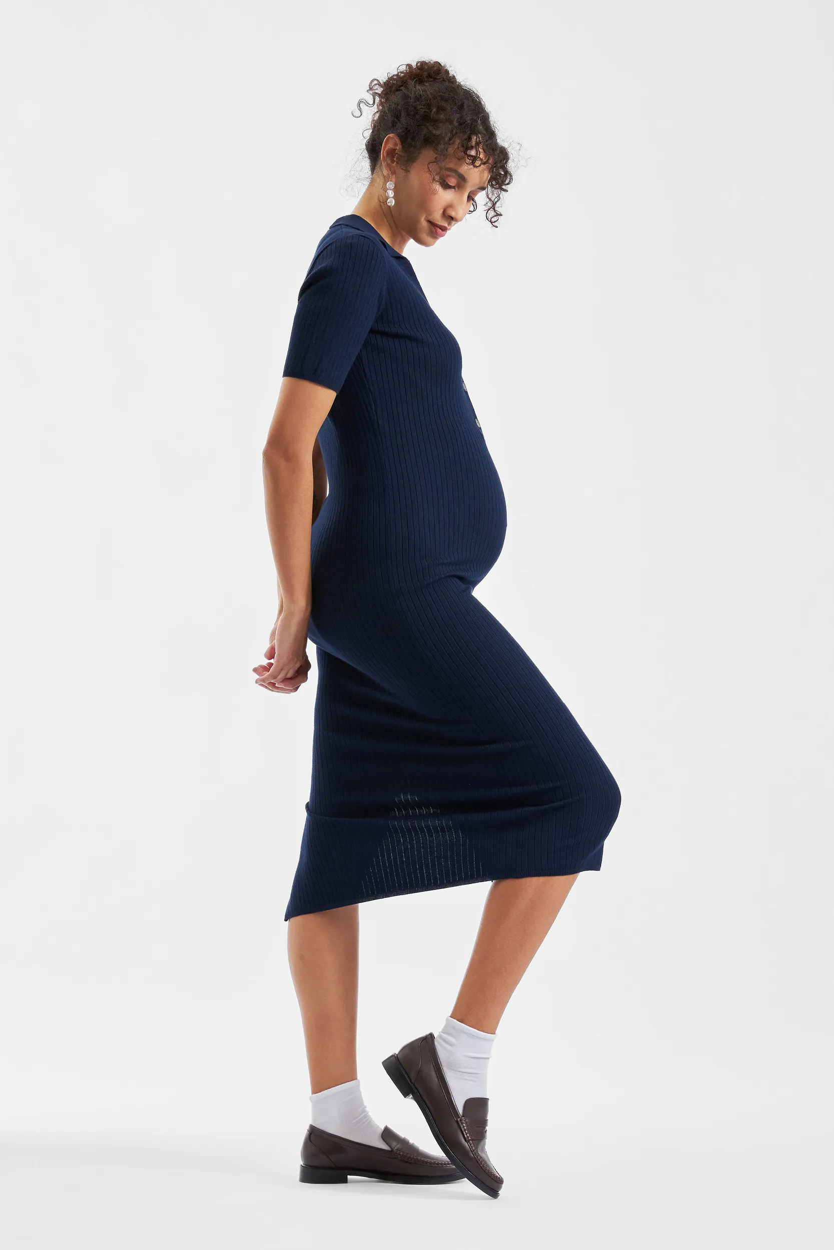 Maddy Knit Polo Dress