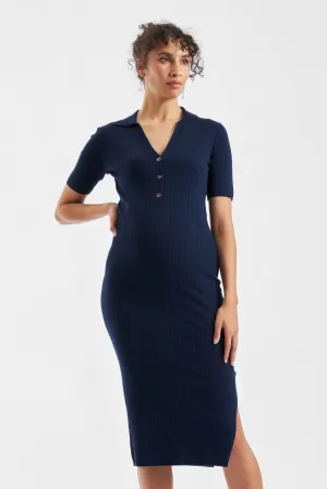 Maddy Knit Polo Dress