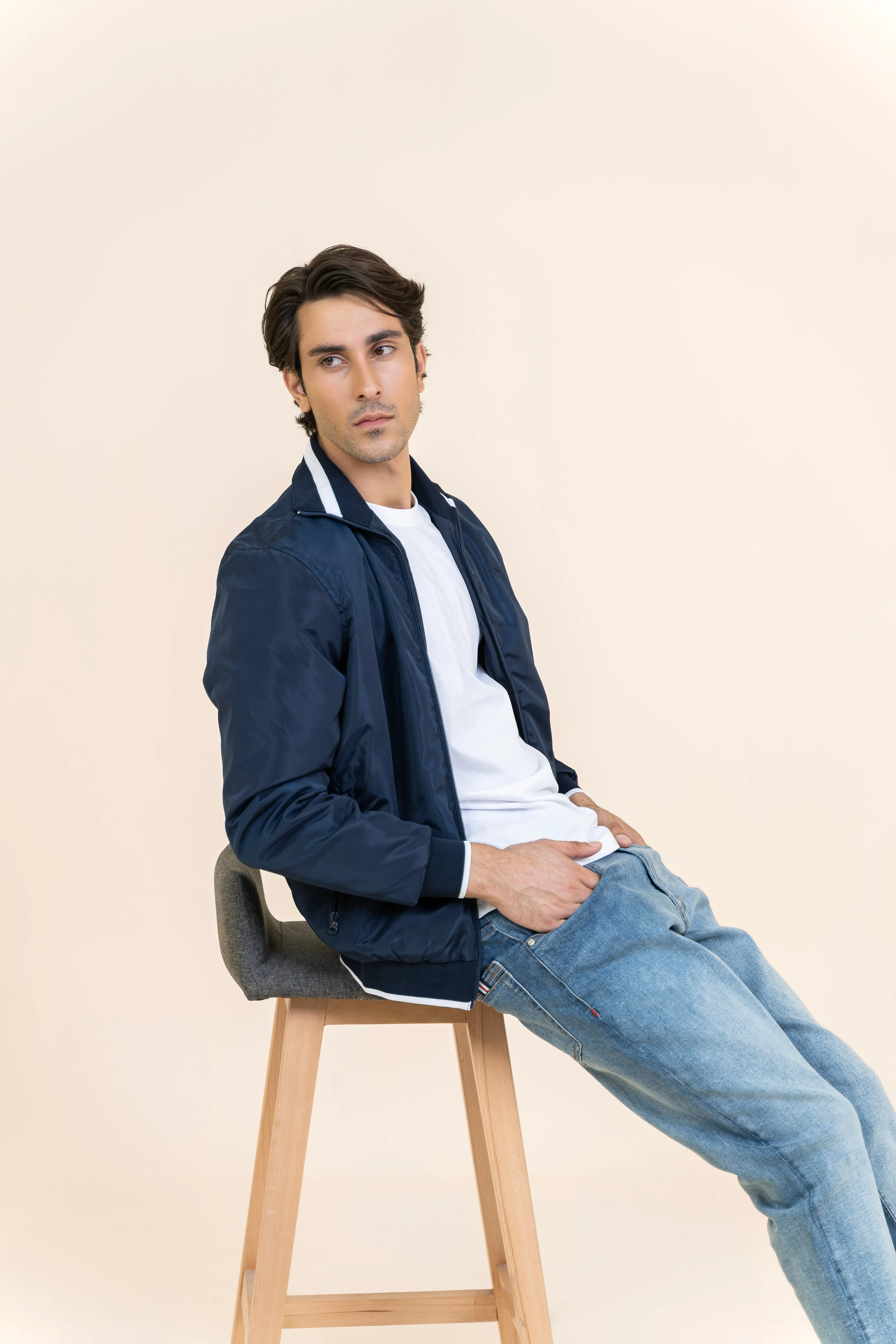 Markhor Blue Full Sleeve Jacket T203-T2