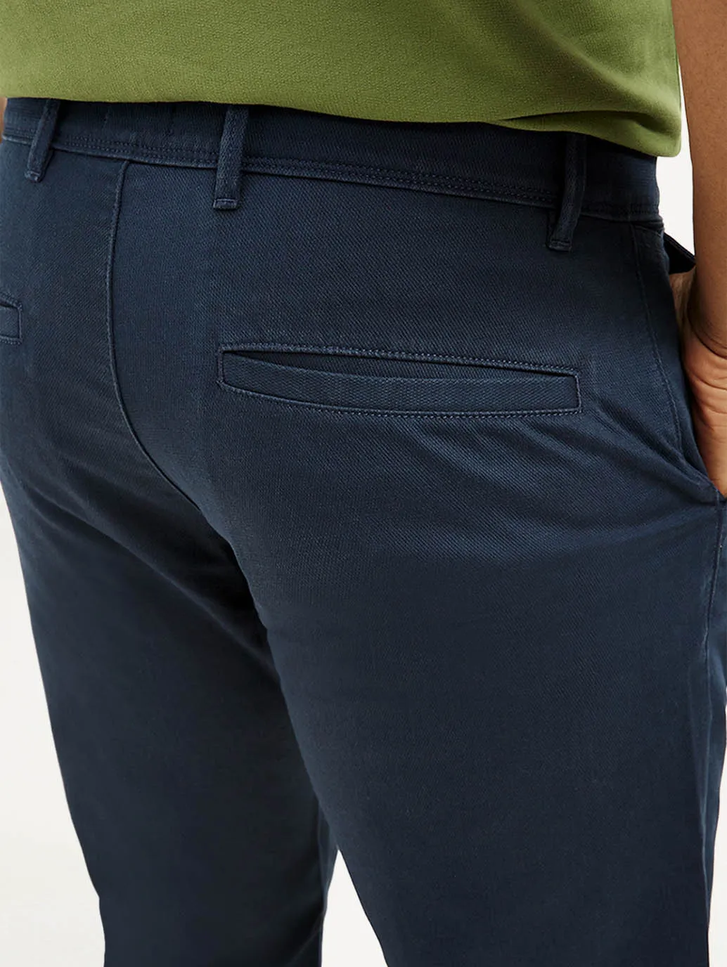 Men's Navy Authentic Straight Fit Chino Pants