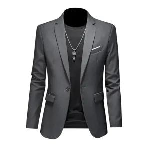 Men's Stylish Single-Breasted Blazer