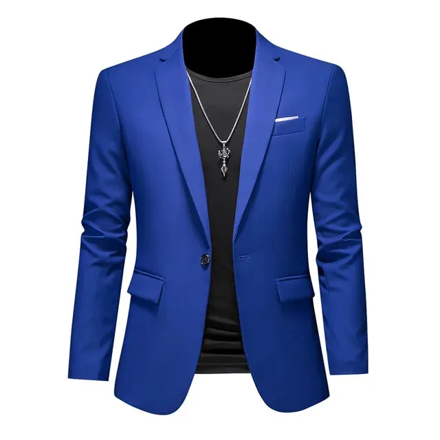 Men's Stylish Single-Breasted Blazer